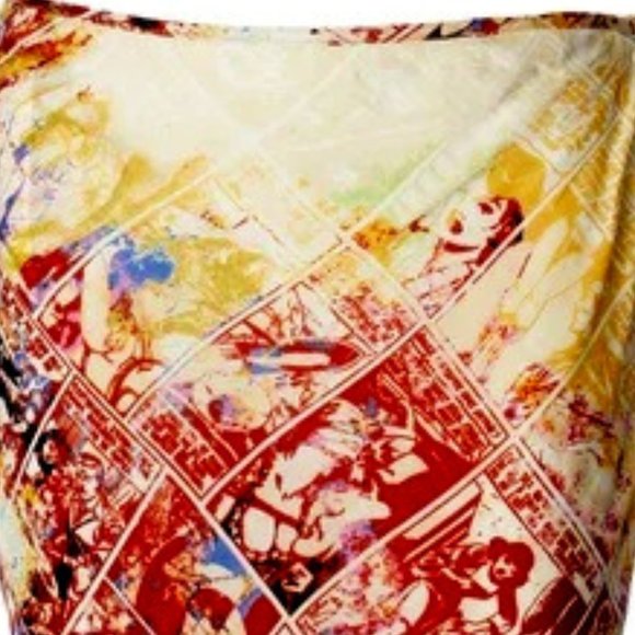 JEAN PAUL GAULTIER 94'/95' COMIC BOOK EROTIC 'SAFE SEX' PRINT SKIRT~NEW WITH TAG - Picture 5 of 11